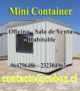 Mini Container Cobox, Container oficina, Container salade ventas, Container Habitable